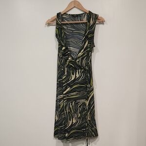 Apt 9nStylish Green and Black Women's‎ Dress
